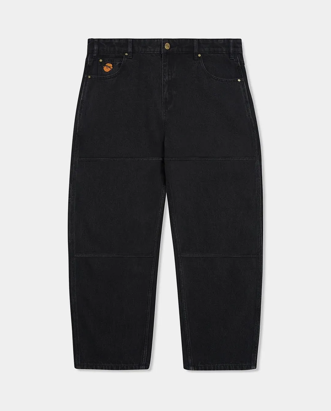 Butter Goods - Santosuosso Double Knee Denim Jeans - Washed Black