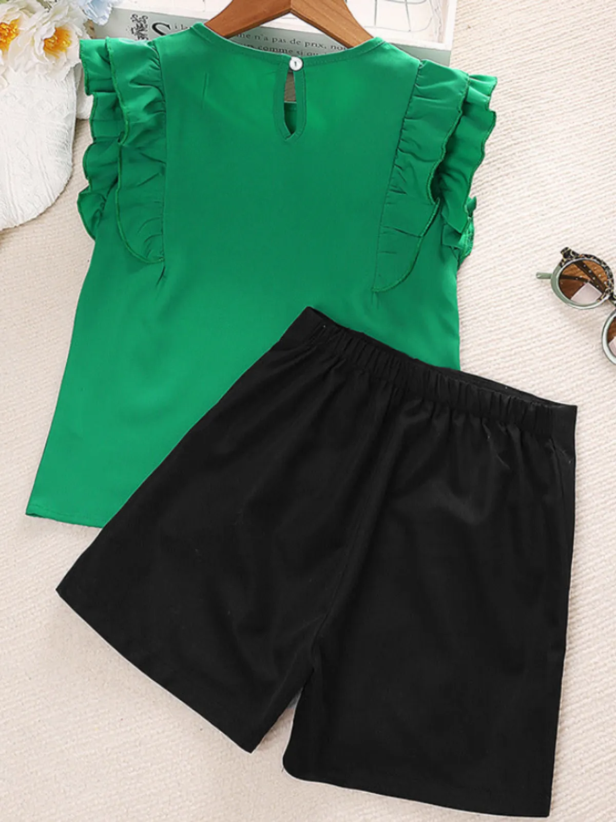 Chic Factor Black Sailor Short Set