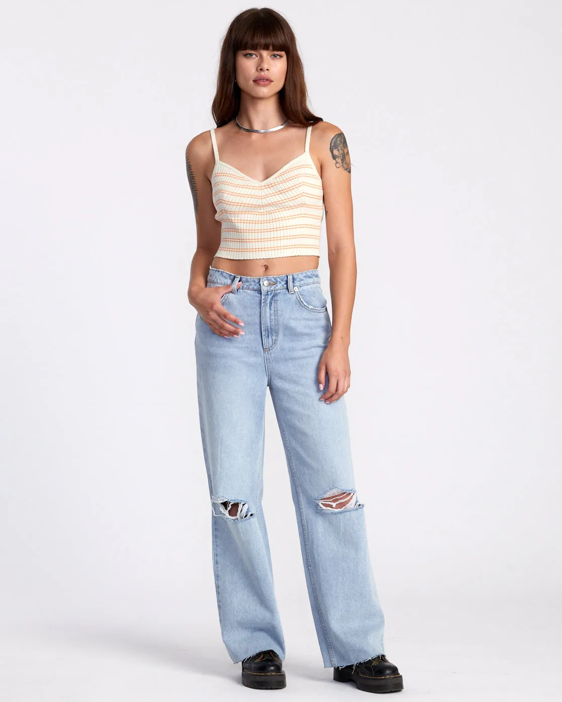 Coco Denim Jeans - Bleached Indigo