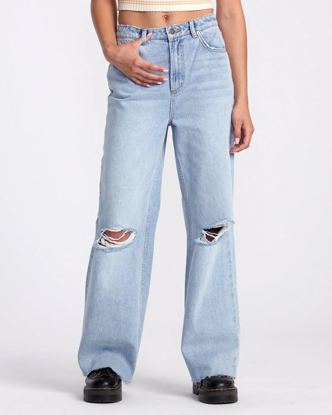 Coco Denim Jeans - Bleached Indigo