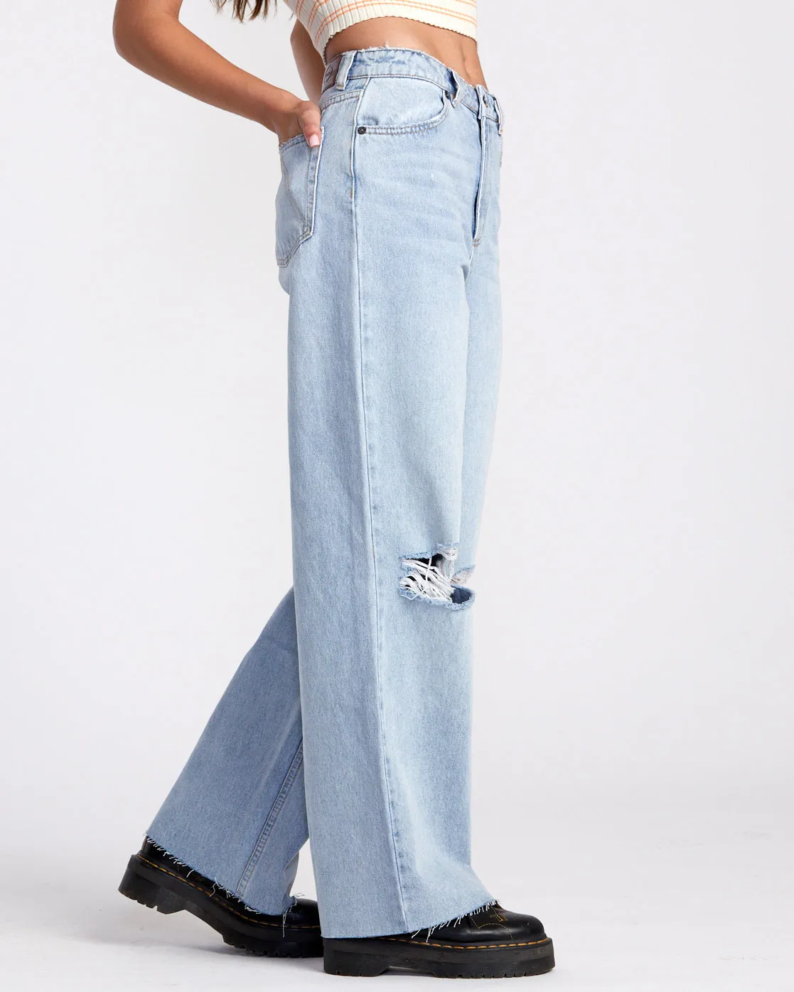 Coco Denim Jeans - Bleached Indigo