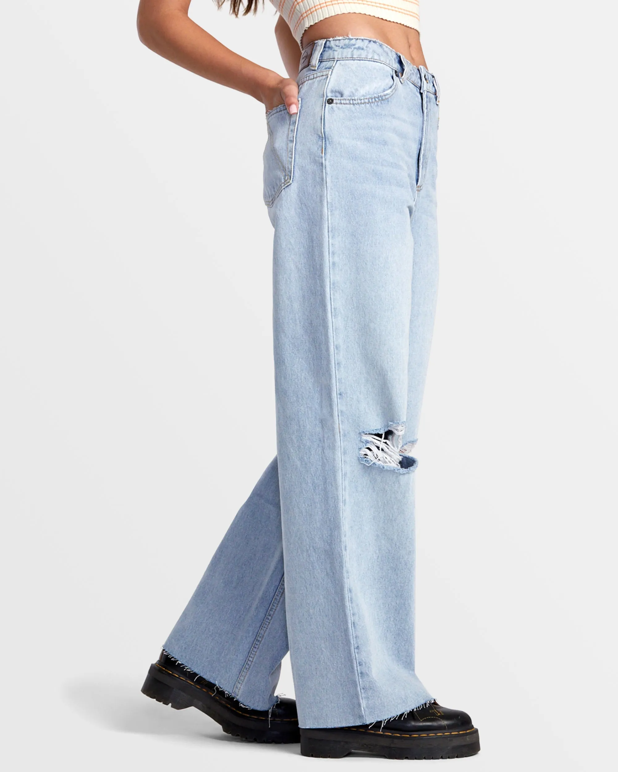 Coco Denim Jeans - Bleached Indigo