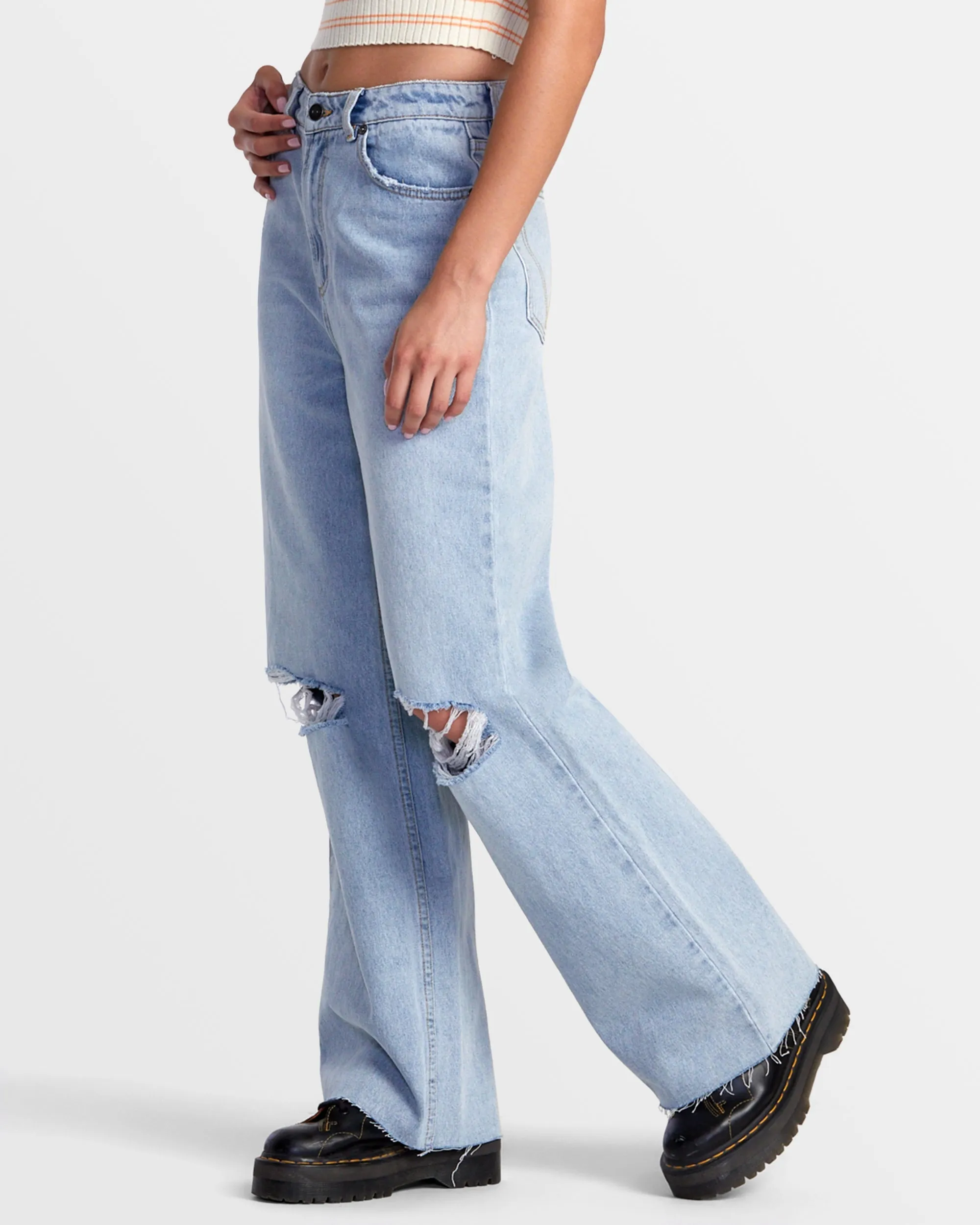 Coco Denim Jeans - Bleached Indigo