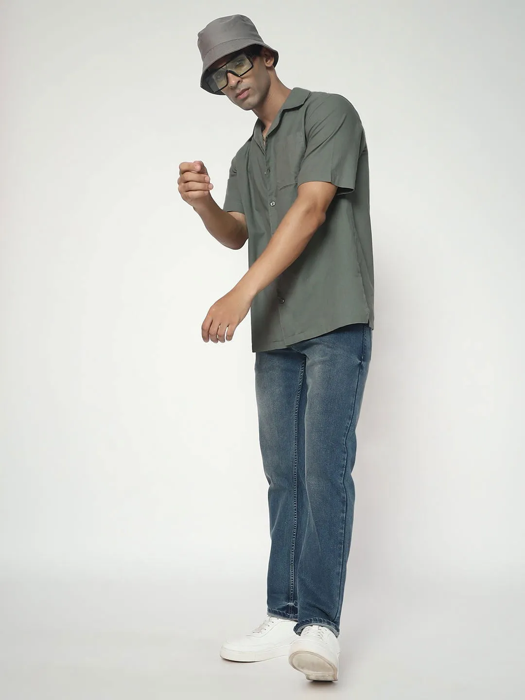 Dusty slimline jeans
