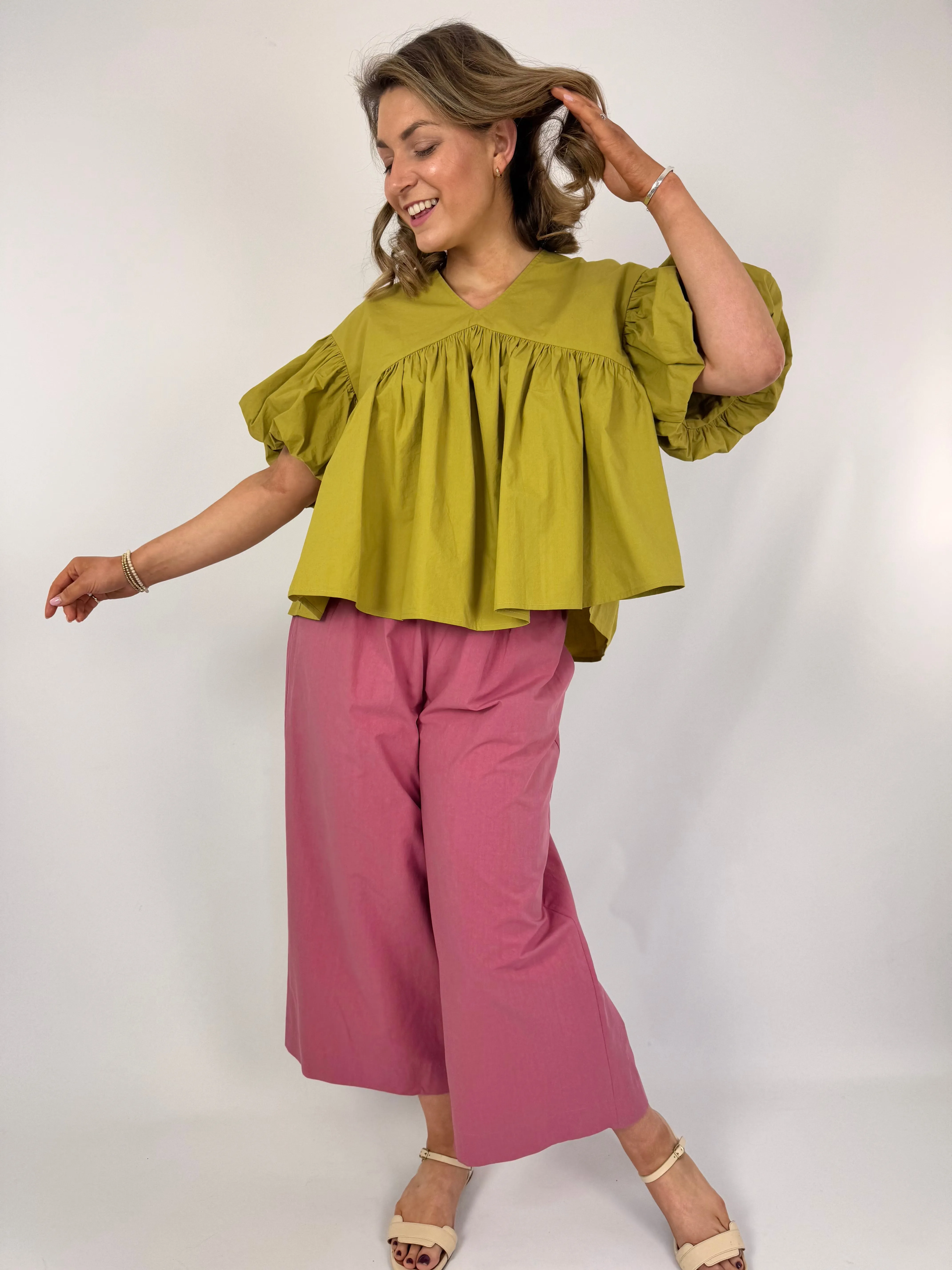 Emin & Paul Culottes Pink