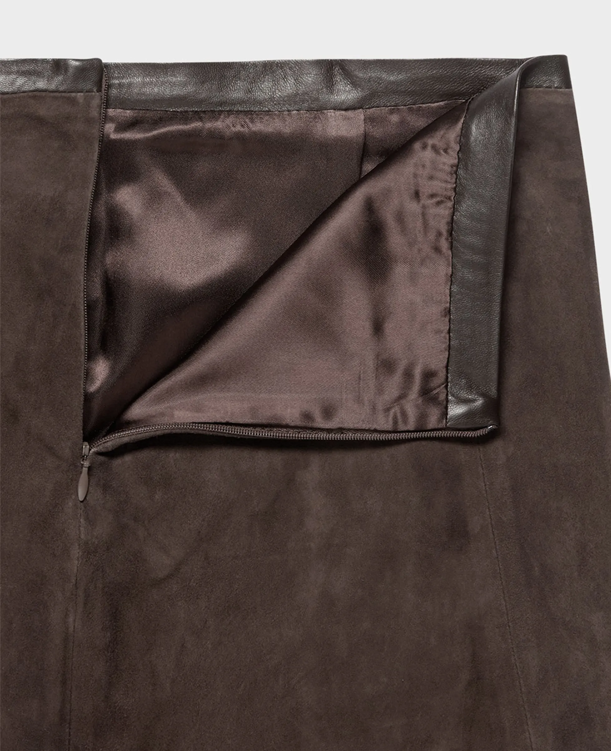 Flippy Suede Skirt