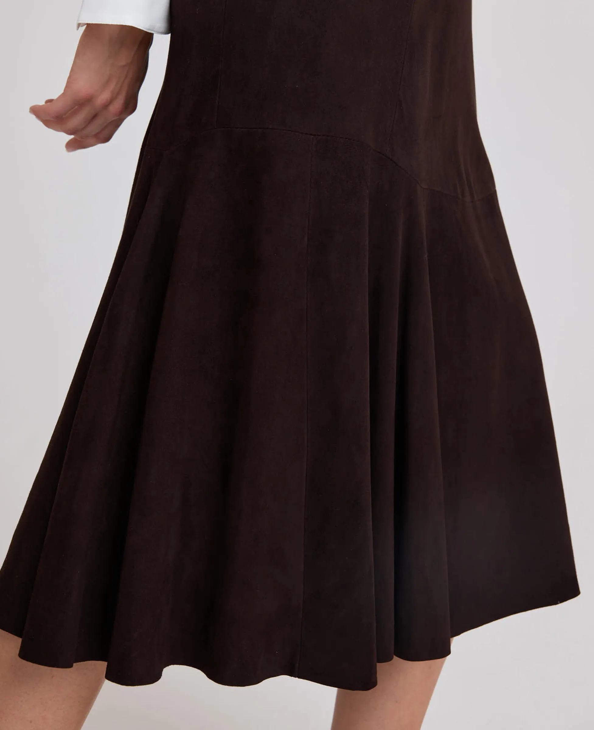 Flippy Suede Skirt