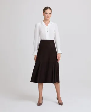 Flippy Suede Skirt