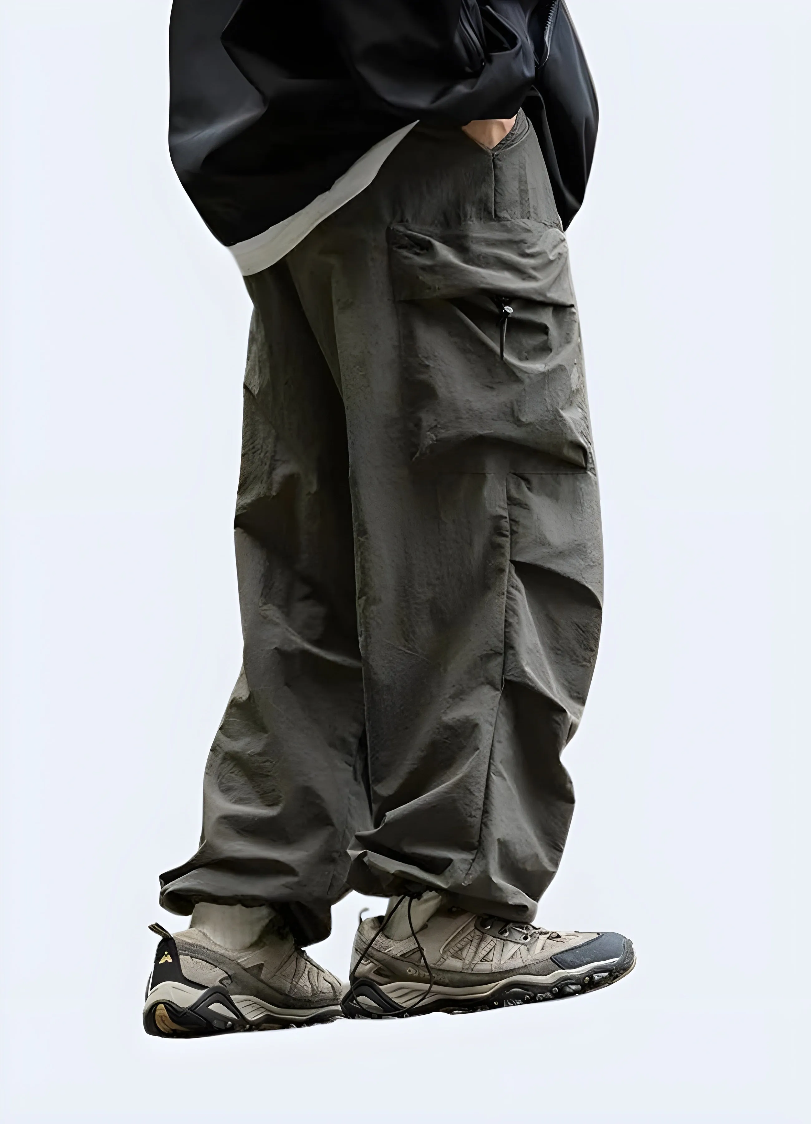 Green Parachute Pants