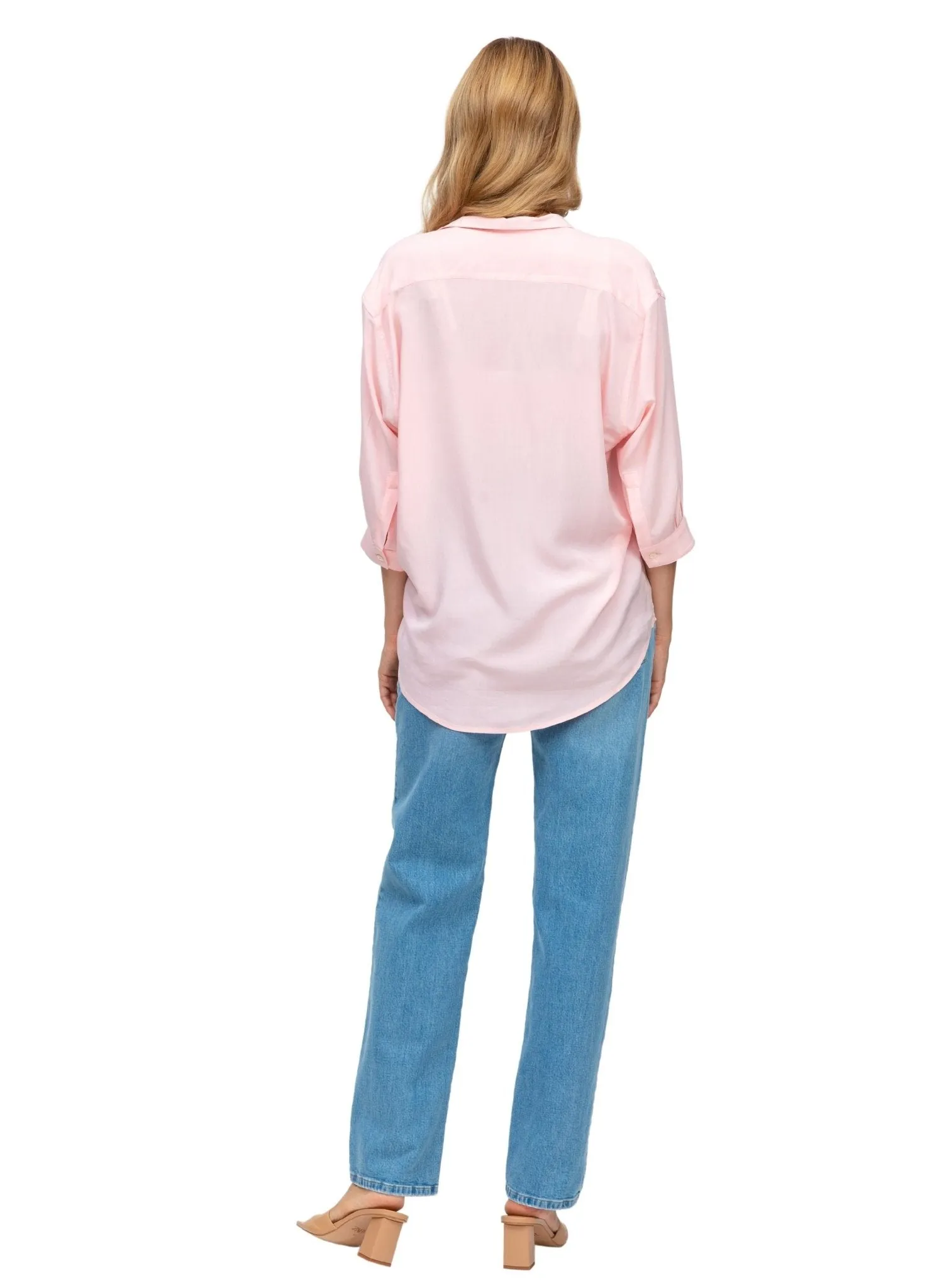 Hi Rise Straight Leg Maternity Jeans - Light Wash