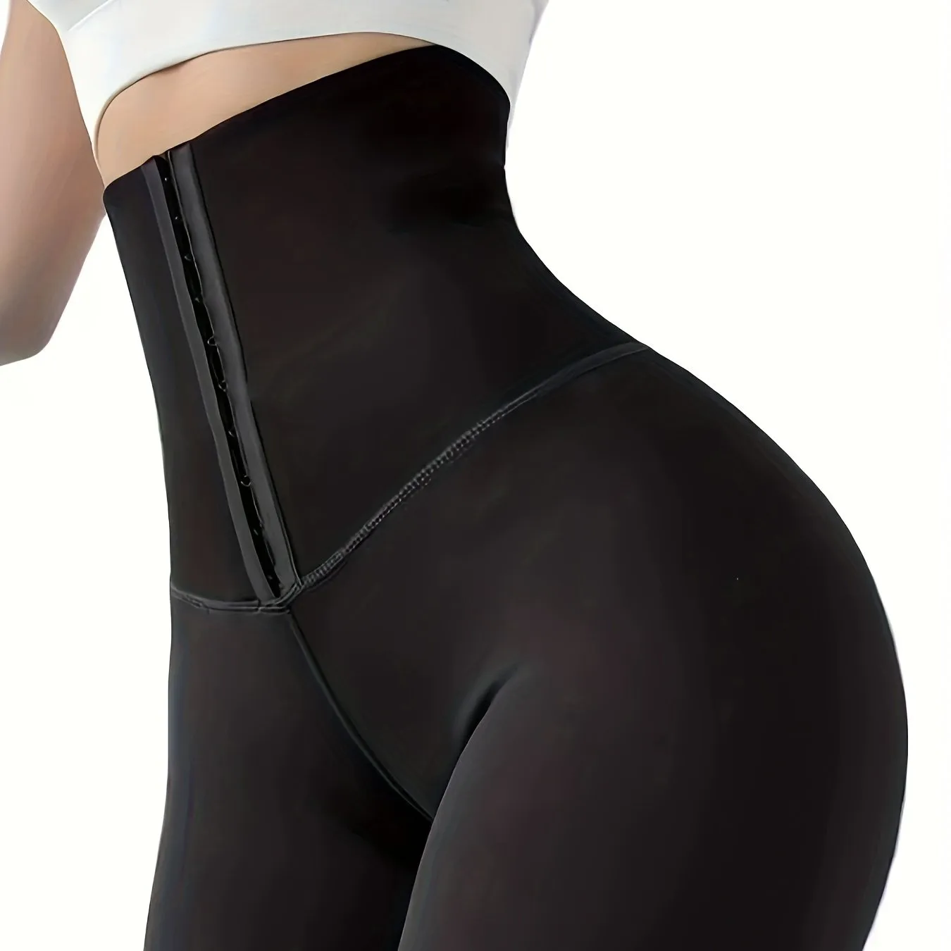 High Waist Skinny Fitness Solid Butt Lifting Tummy Control  Leggings