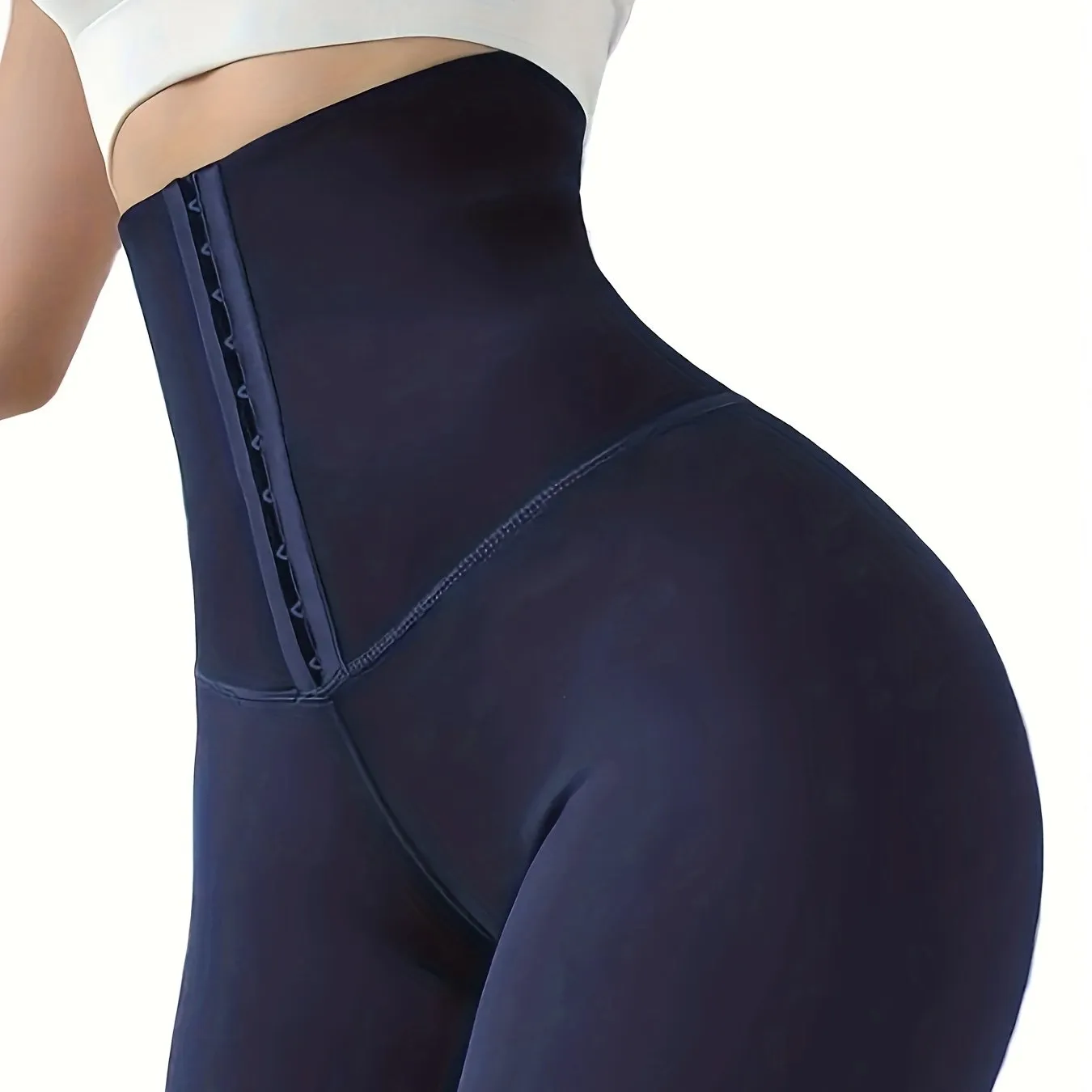High Waist Skinny Fitness Solid Butt Lifting Tummy Control  Leggings