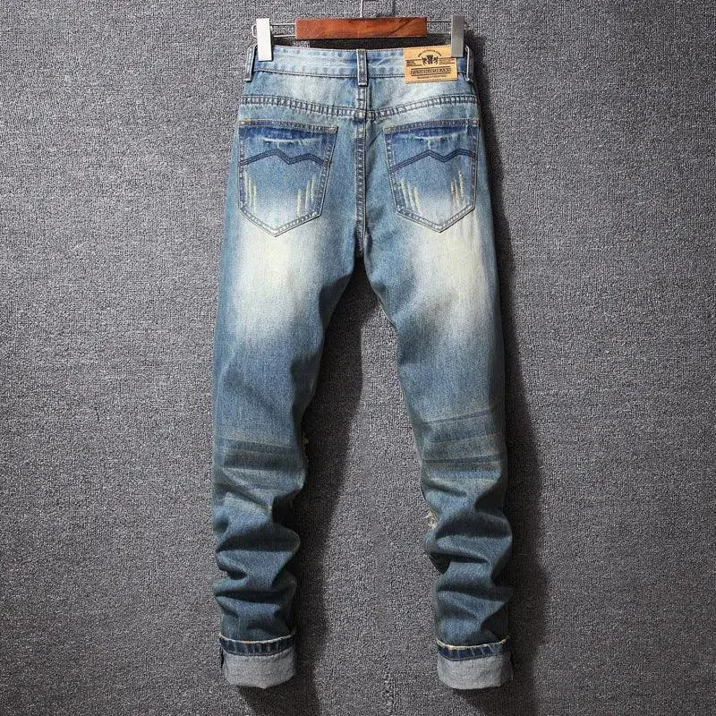 Hong Kong Style Ripped Jeans