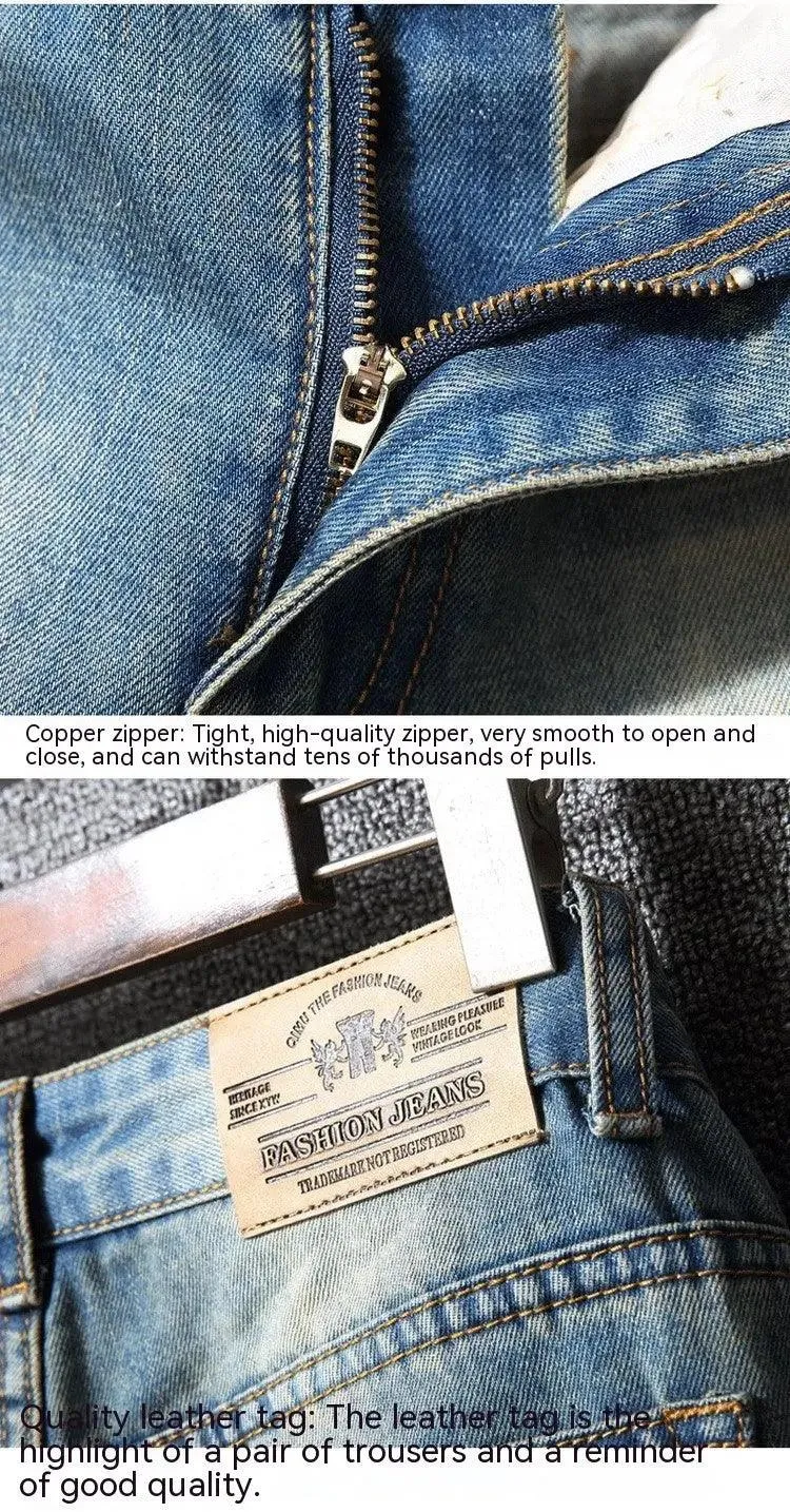 Hong Kong Style Ripped Jeans
