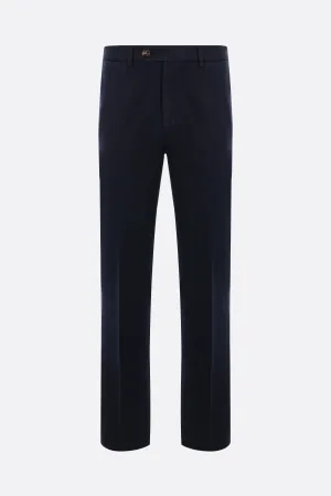 Italian-fit Gabardine Cotton Trousers