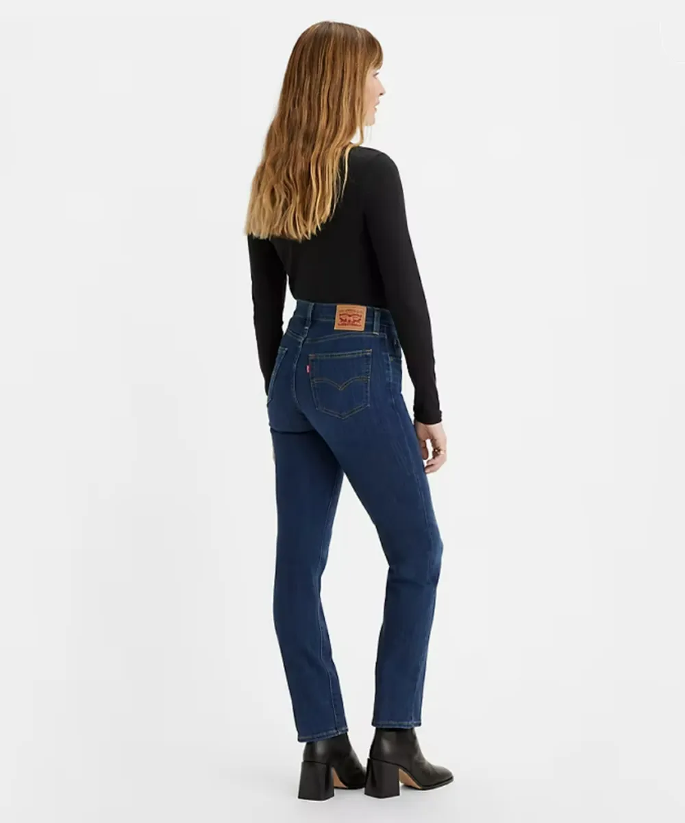 Levi's Women's 724 High Rise Slim Straight Jeans - Chelsea Carbon