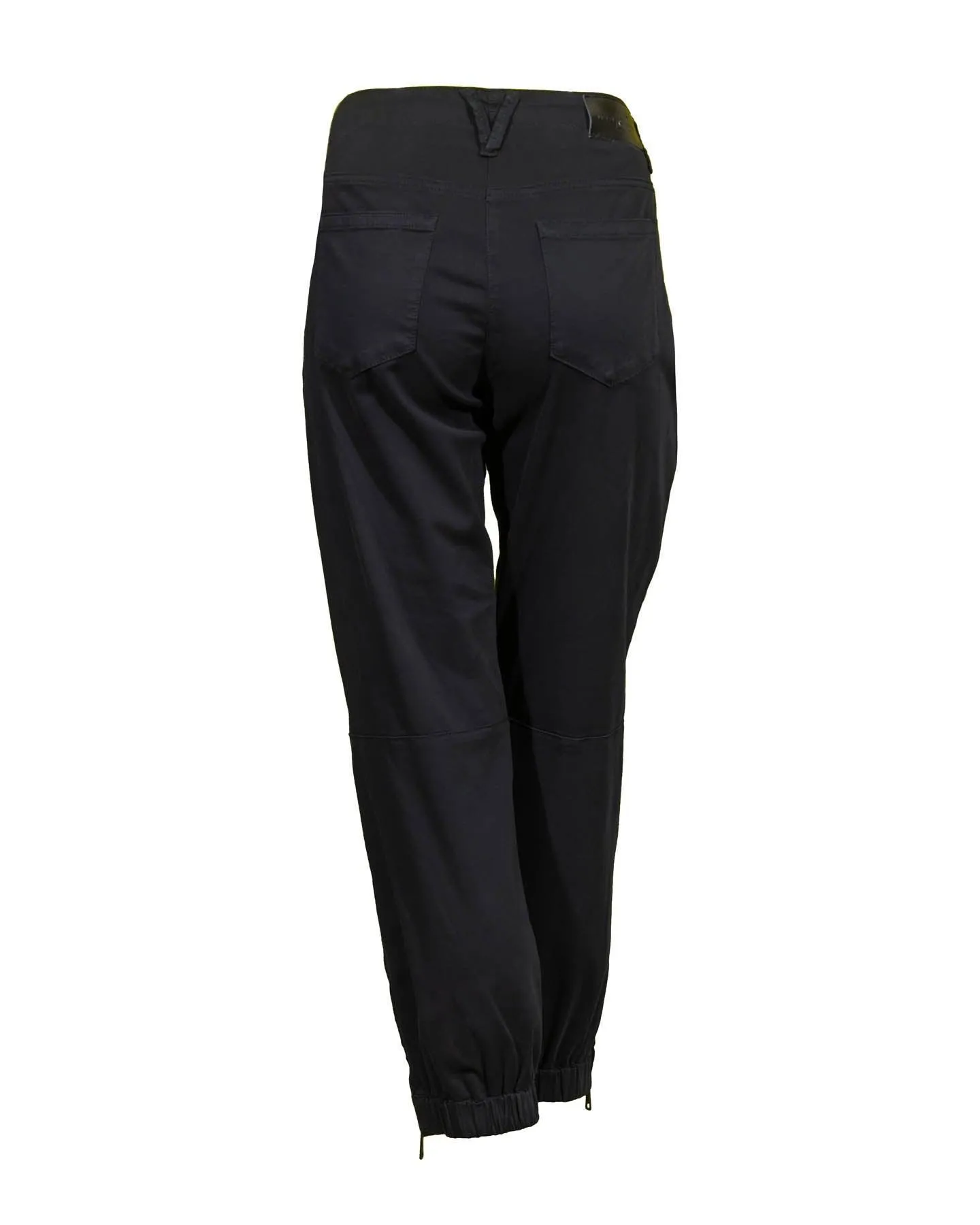 Luisa Cerano Brushed Cotton Utility Pant Black