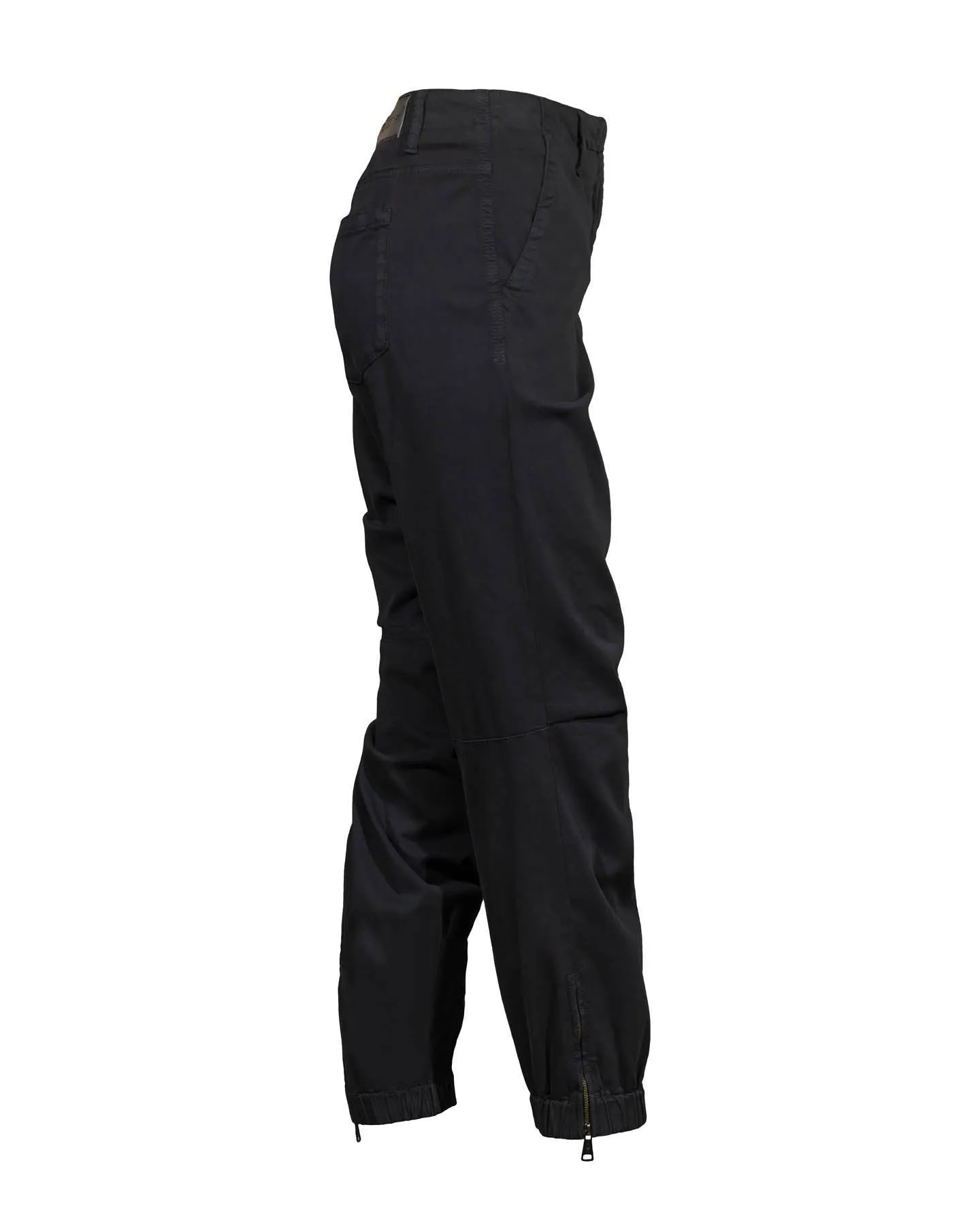 Luisa Cerano Brushed Cotton Utility Pant Black