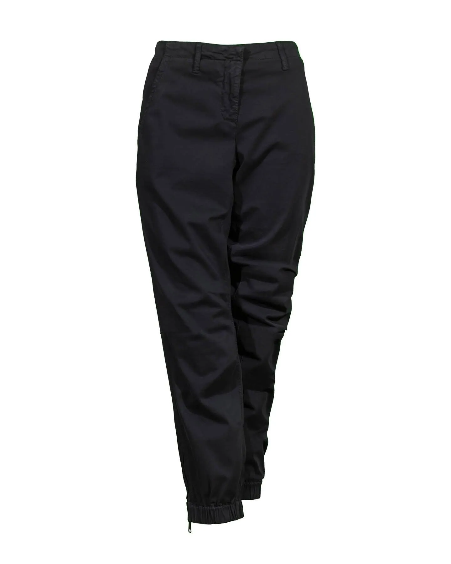 Luisa Cerano Brushed Cotton Utility Pant Black