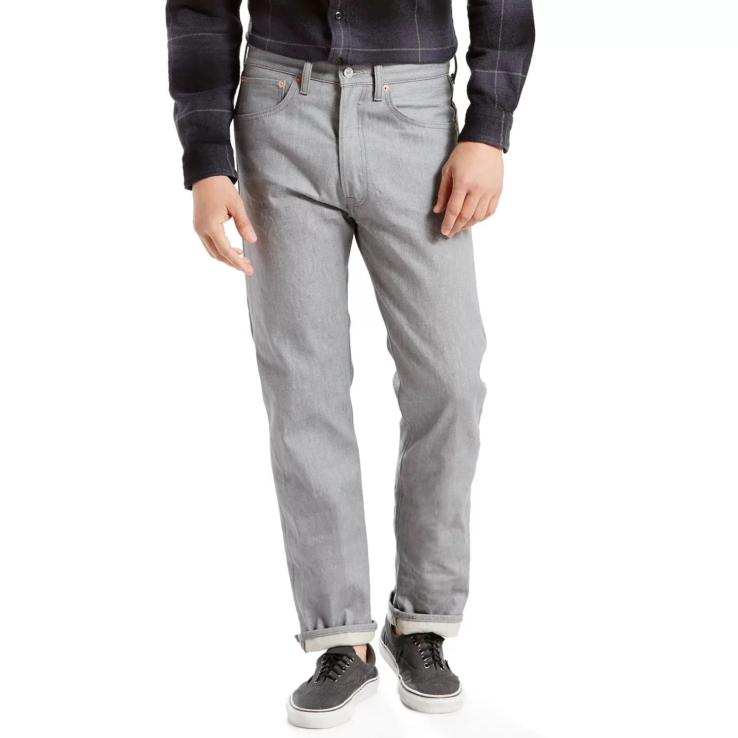 Men's 501 Original Slim Fit Jeans, Silver Levi's, Silver