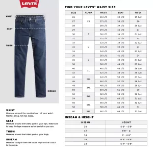 Men's 501 Original Slim Fit Jeans, Silver Levi's, Silver