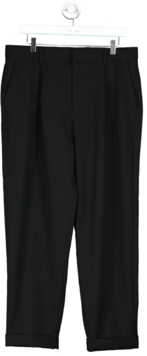 River Island Black Tailored Trousers W 34 Regular