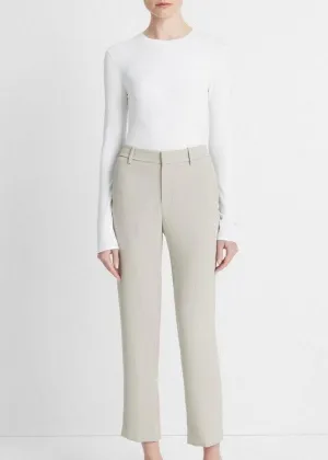 SEPIA CREPE TAILORED STRAIGHT LEG PANT