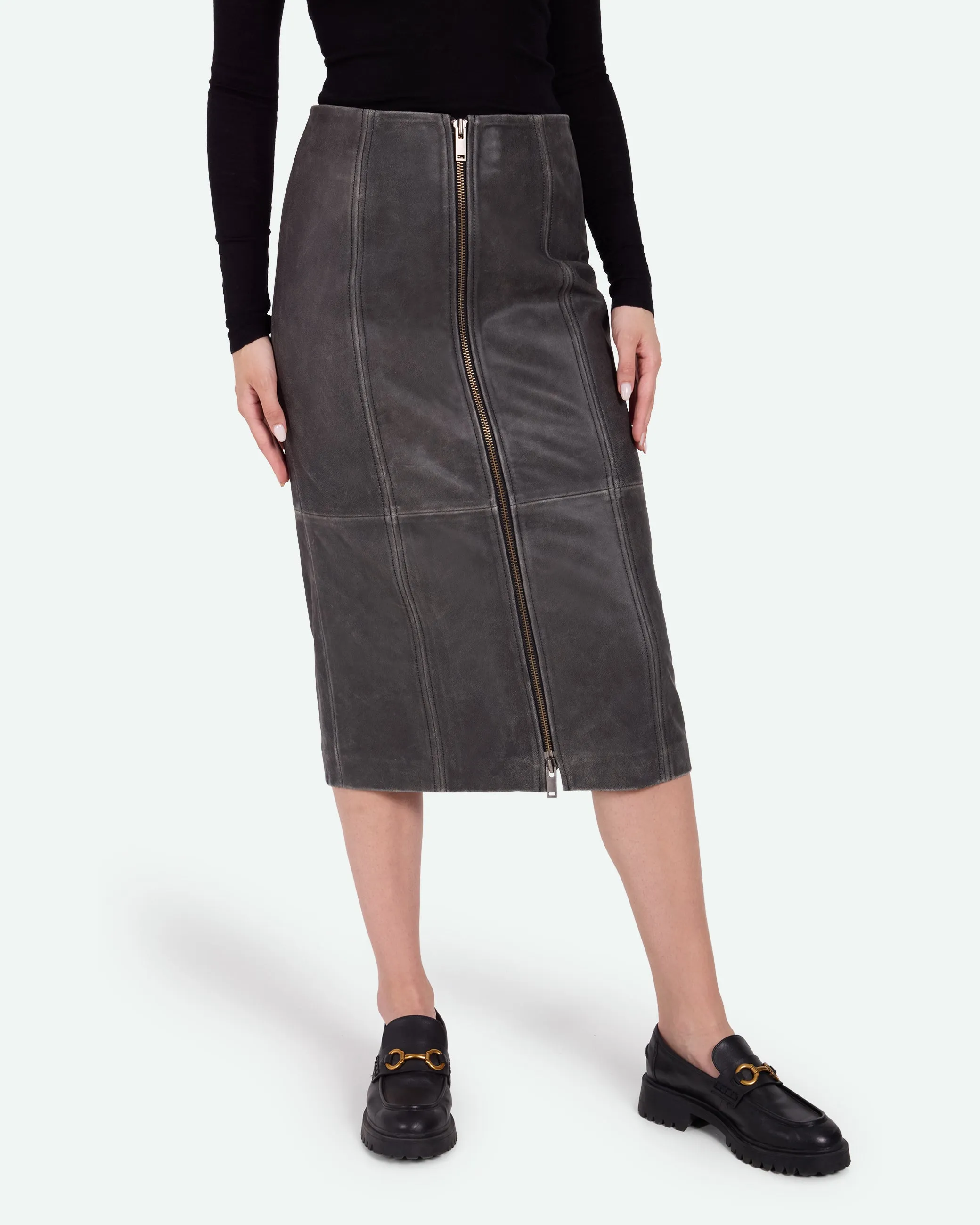 Unas 3783 Skirt - Dark Grey