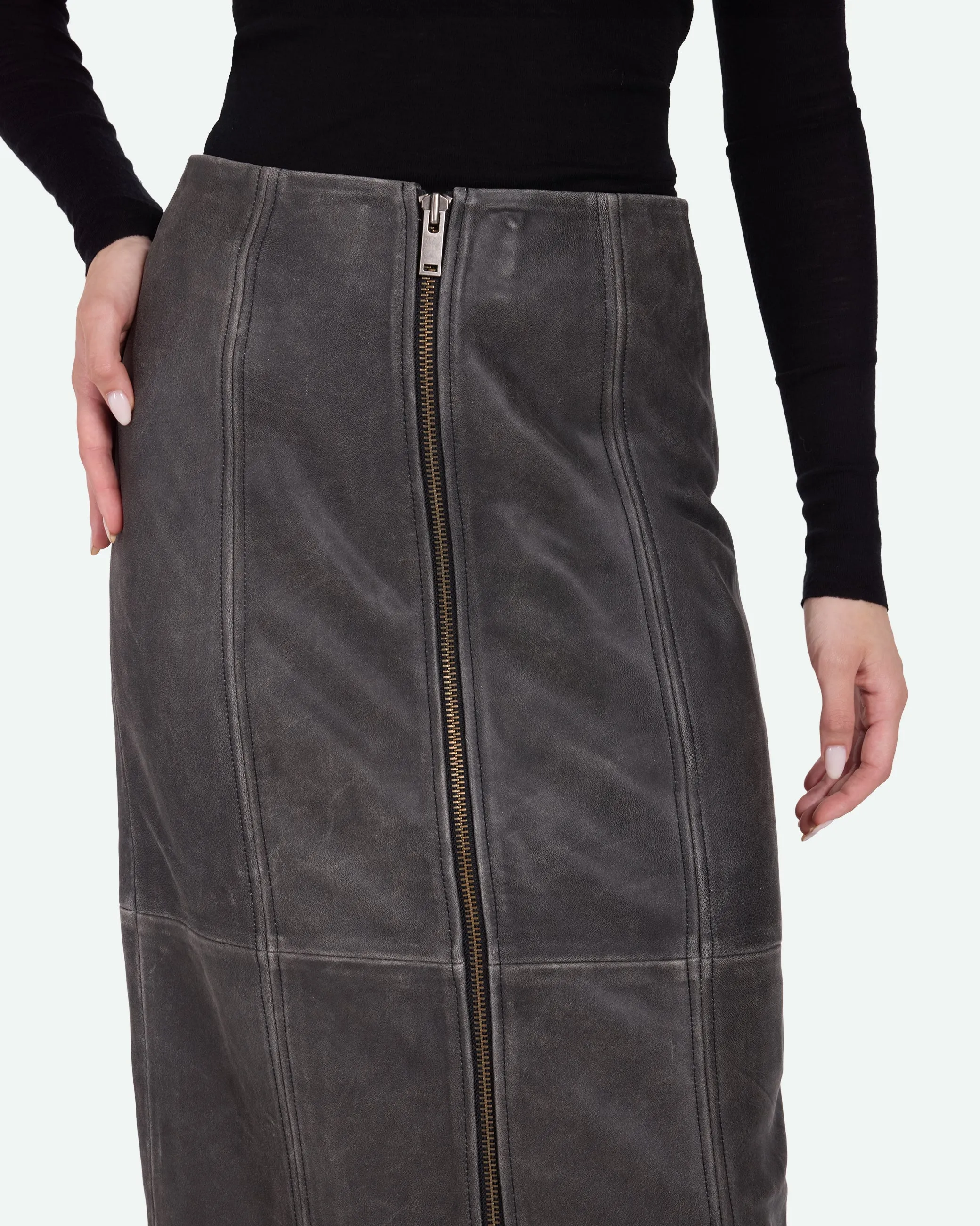 Unas 3783 Skirt - Dark Grey