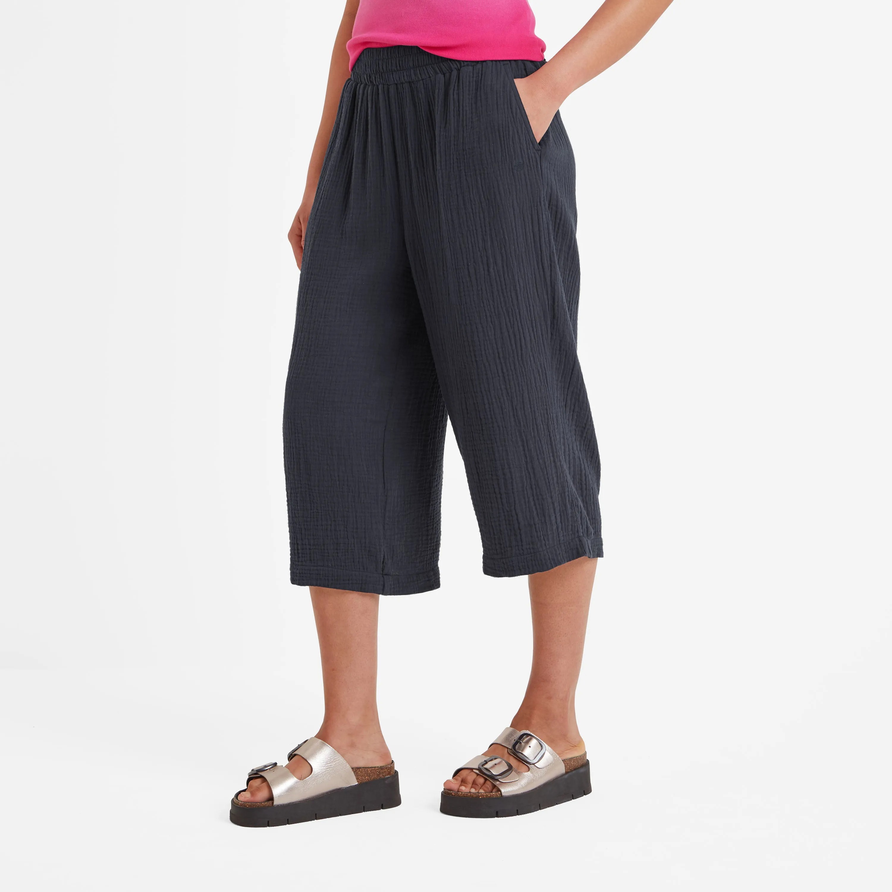 Whitney Womens Trousers - Dark Indigo