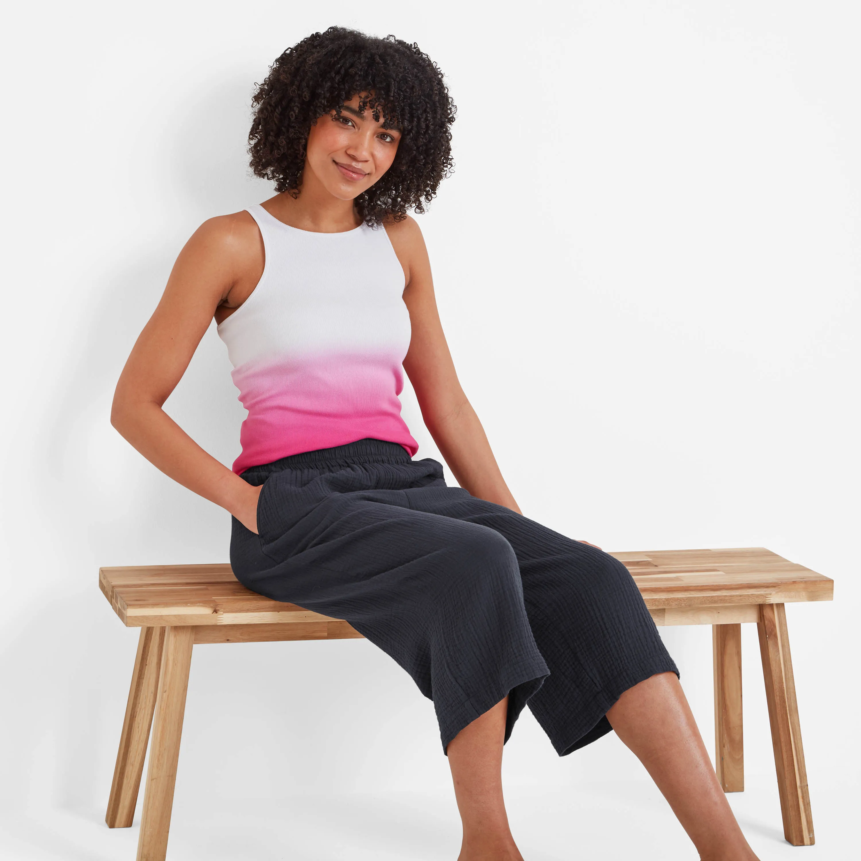 Whitney Womens Trousers - Dark Indigo