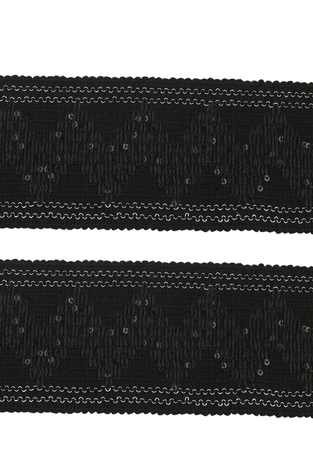 Wide Woven Patterned Coloured Stretch Elastic