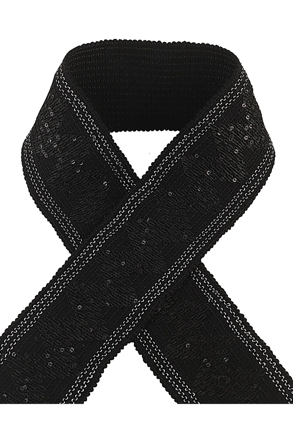 Wide Woven Patterned Coloured Stretch Elastic
