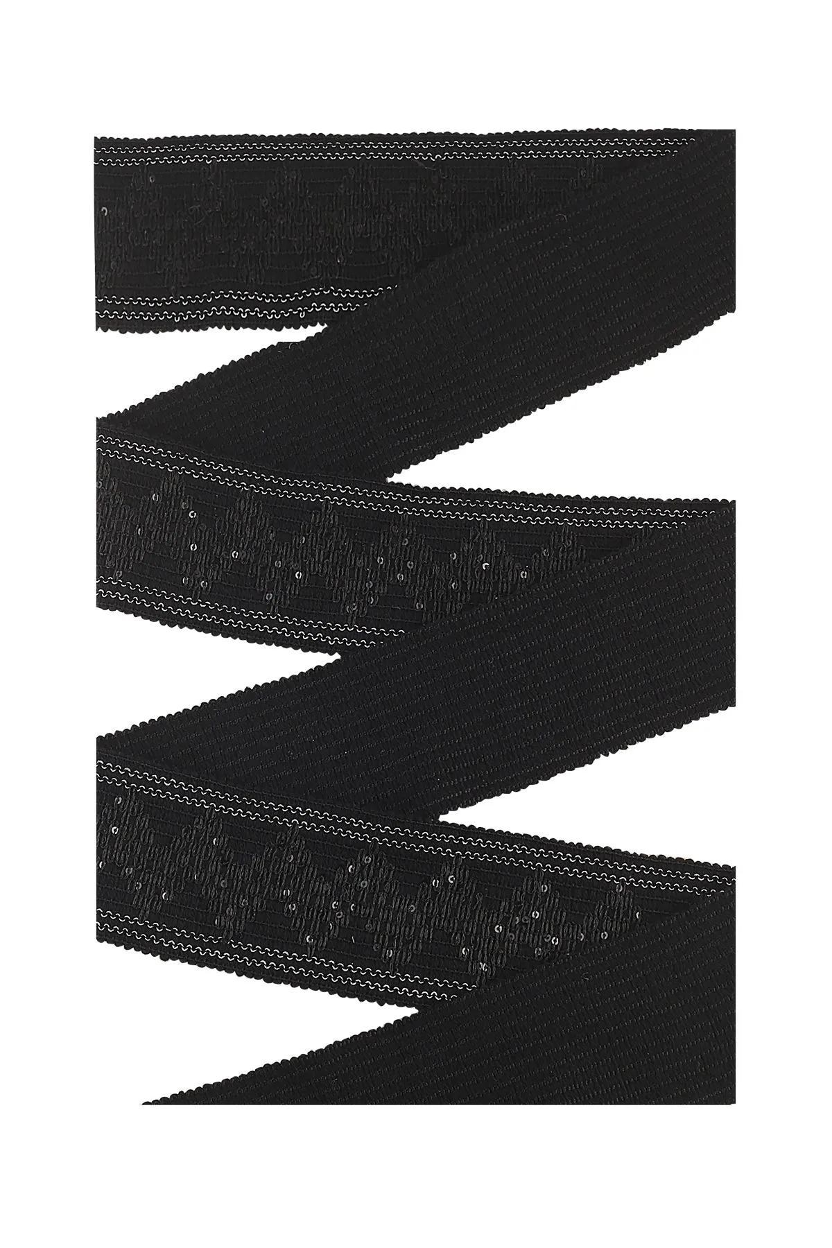 Wide Woven Patterned Coloured Stretch Elastic