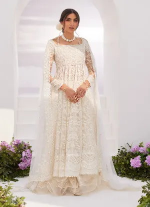 Zaza '24 - Maelle Ivory Embroidered And Embellished Kalidaar